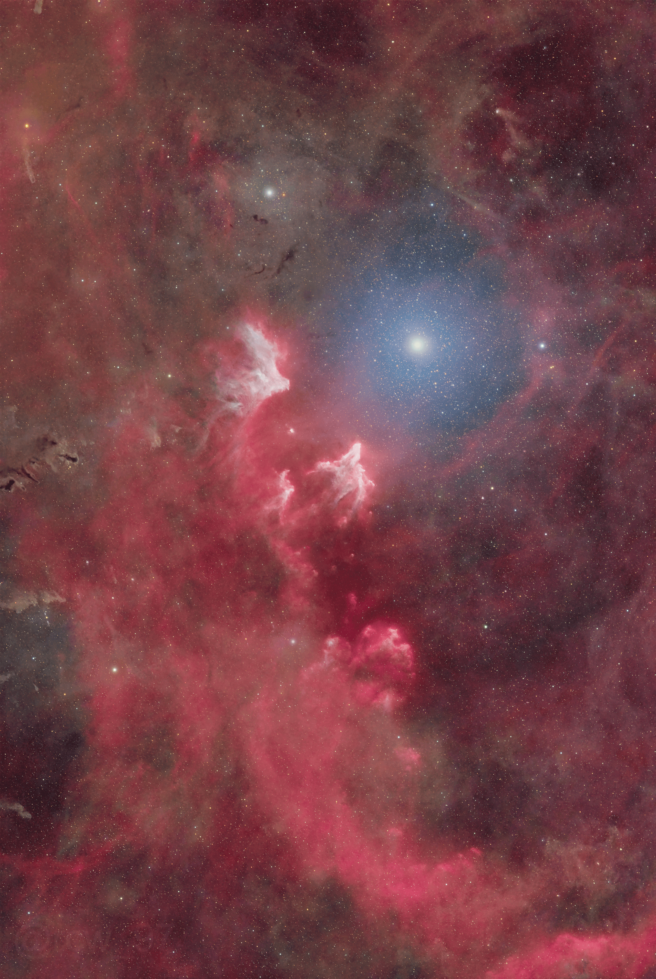 IC 63 — The Ghost Nebula